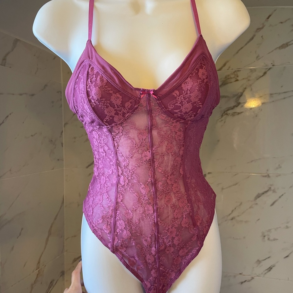 NWT free people floral lace bodysuit